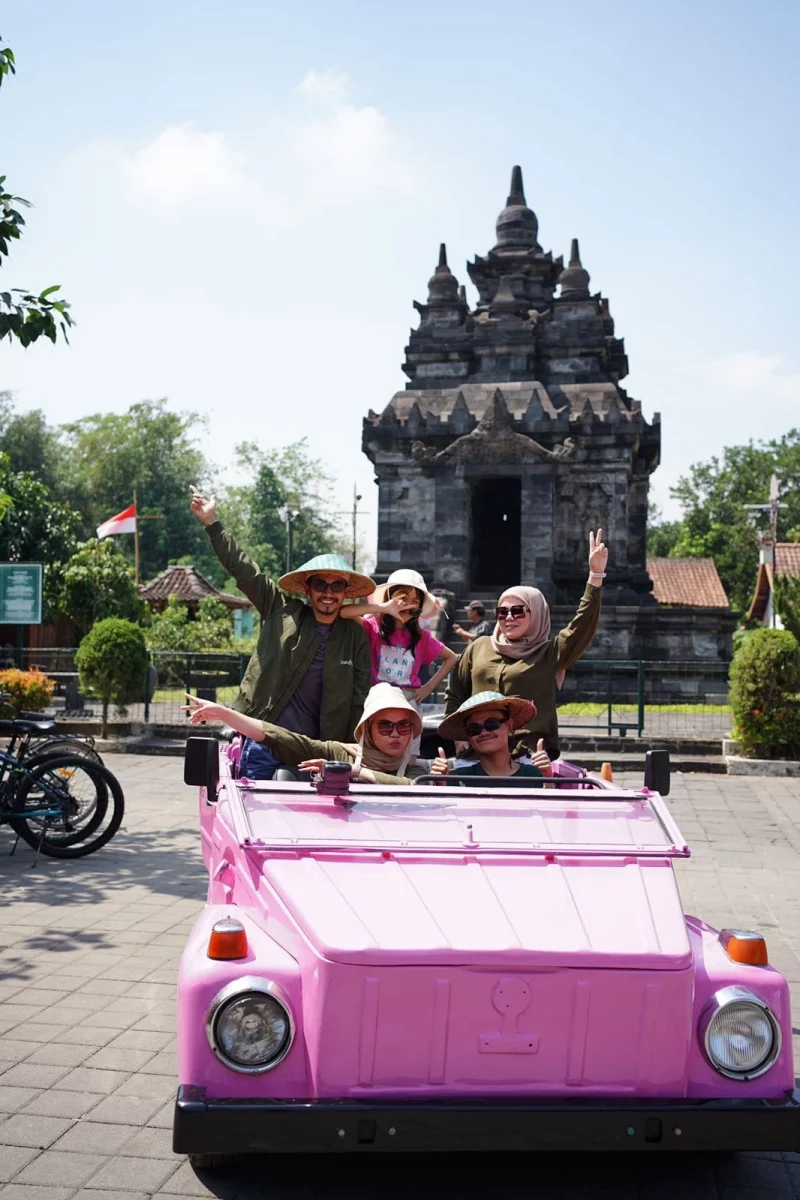 VW Safari Borobudur candi